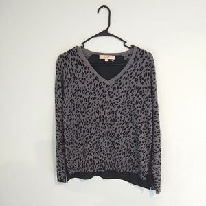 Loft animal print sweater